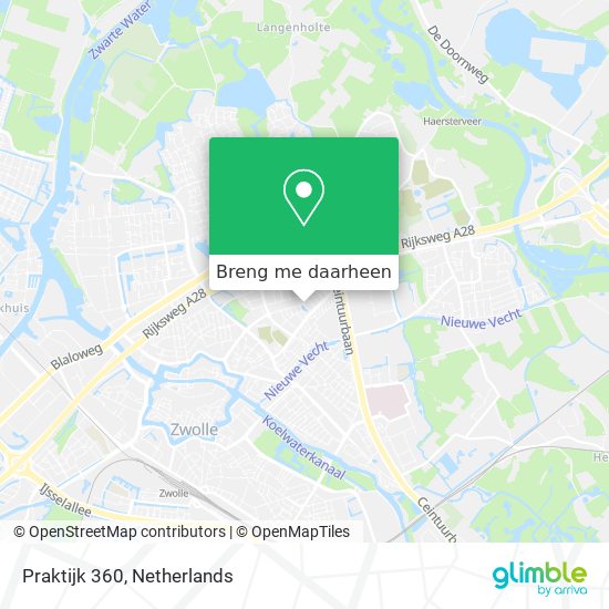 Praktijk 360 kaart