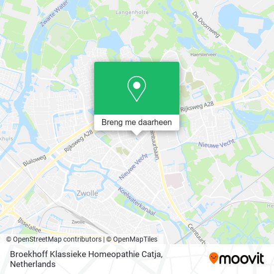 Broekhoff Klassieke Homeopathie Catja kaart