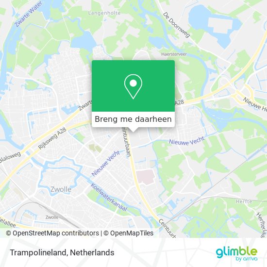 Trampolineland kaart