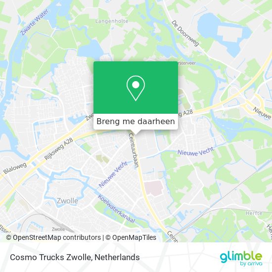 Cosmo Trucks Zwolle kaart