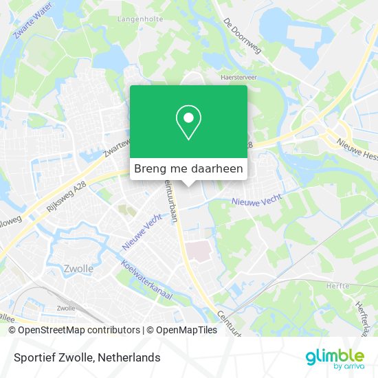 Sportief Zwolle kaart