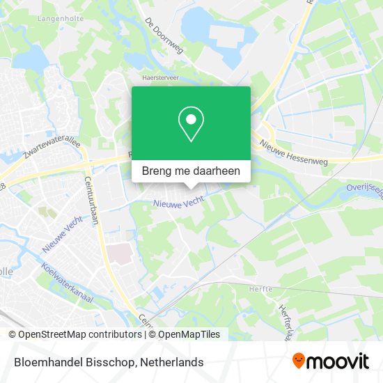 Bloemhandel Bisschop kaart