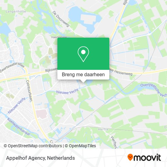 Appelhof Agency kaart
