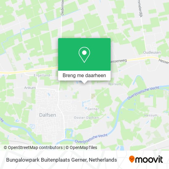 Bungalowpark Buitenplaats Gerner kaart