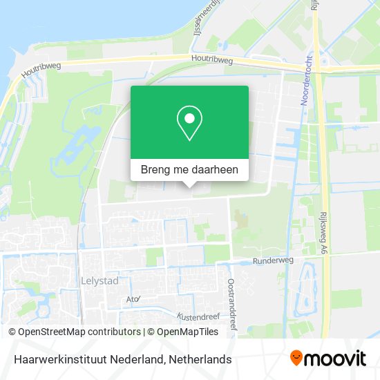 Haarwerkinstituut Nederland kaart