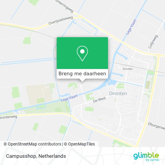 Campusshop kaart