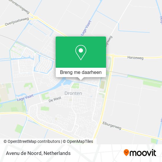 Avenu de Noord kaart