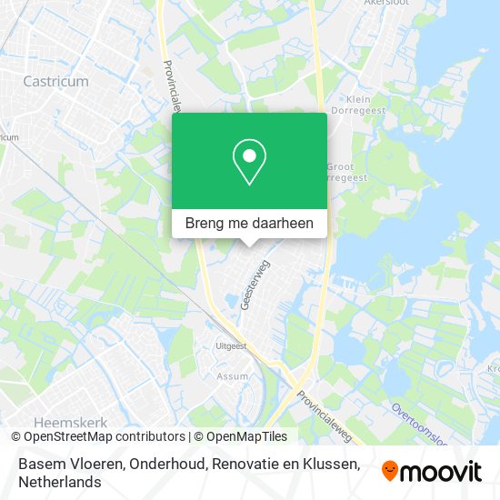 Basem Vloeren, Onderhoud, Renovatie en Klussen kaart