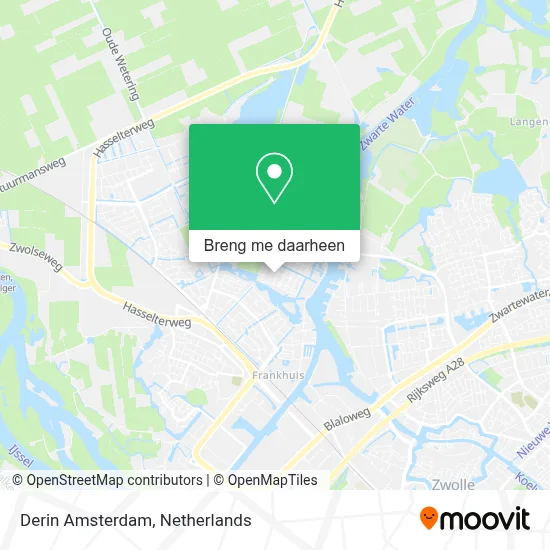 Derin Amsterdam kaart