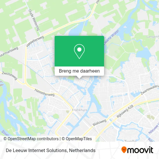 De Leeuw Internet Solutions kaart