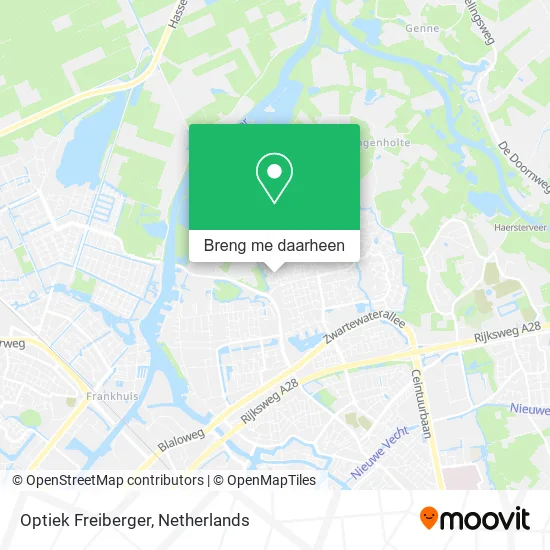 Optiek Freiberger kaart