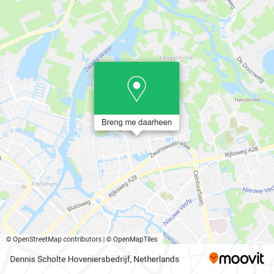 Dennis Scholte Hoveniersbedrijf kaart