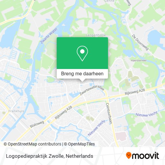 Logopediepraktijk Zwolle kaart