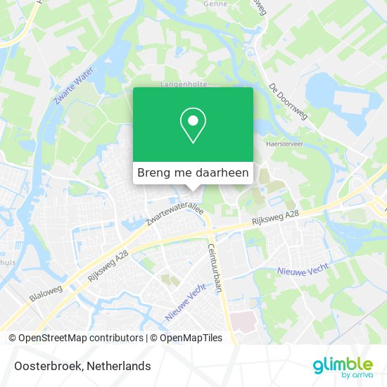 Oosterbroek kaart