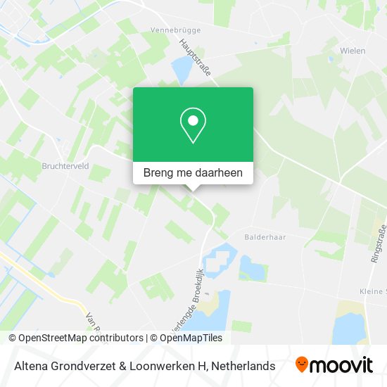 Altena Grondverzet & Loonwerken H kaart