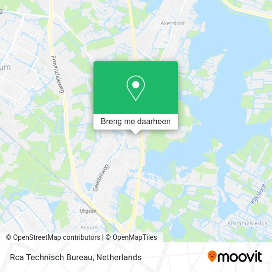Rca Technisch Bureau kaart