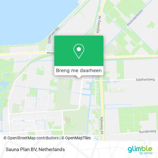 Sauna Plan BV kaart