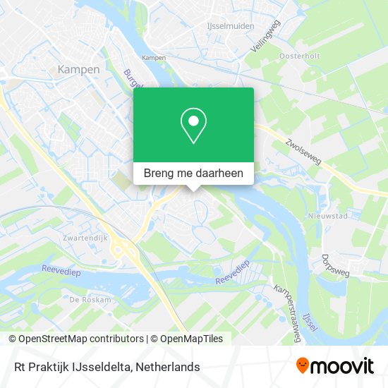 Rt Praktijk IJsseldelta kaart