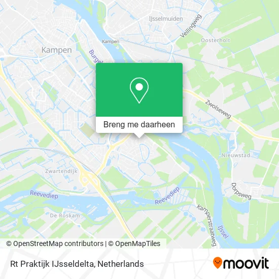 Rt Praktijk IJsseldelta kaart