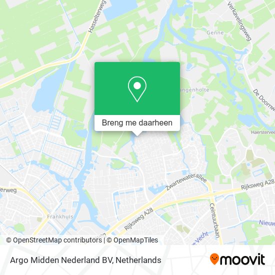 Argo Midden Nederland BV kaart