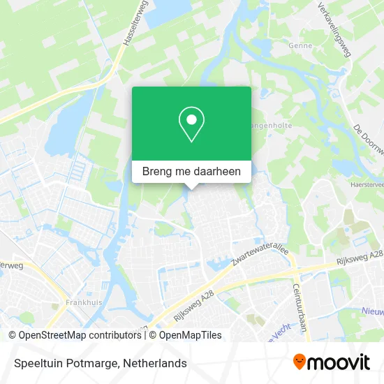 Speeltuin Potmarge kaart