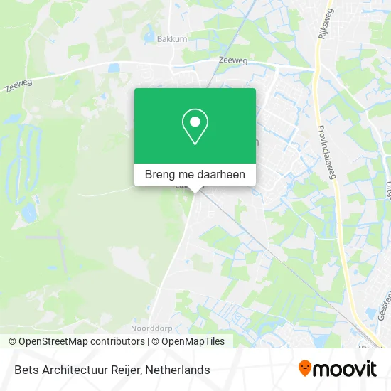 Bets Architectuur Reijer kaart