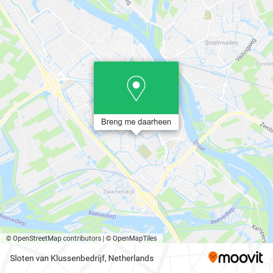 Sloten van Klussenbedrijf kaart