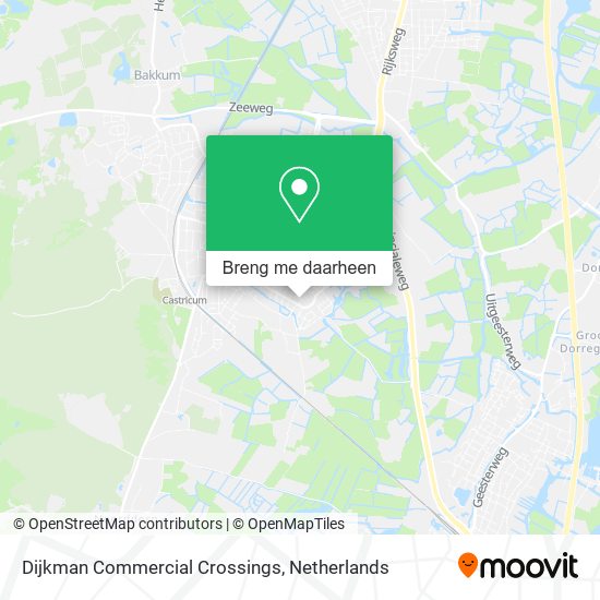 Dijkman Commercial Crossings kaart