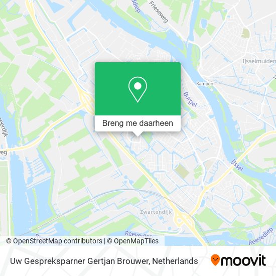 Uw Gespreksparner Gertjan Brouwer kaart