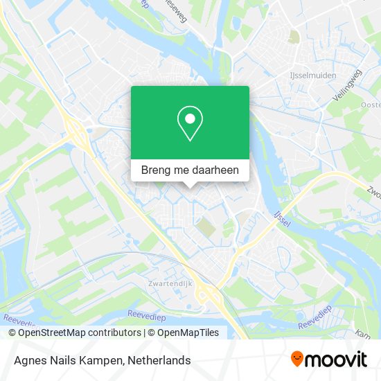 Agnes Nails Kampen kaart