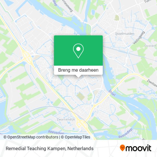 Remedial Teaching Kampen kaart