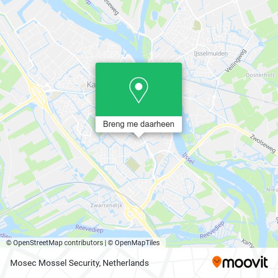 Mosec Mossel Security kaart