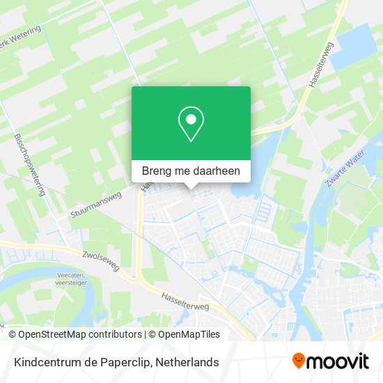 Kindcentrum de Paperclip kaart