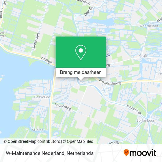 W-Maintenance Nederland kaart