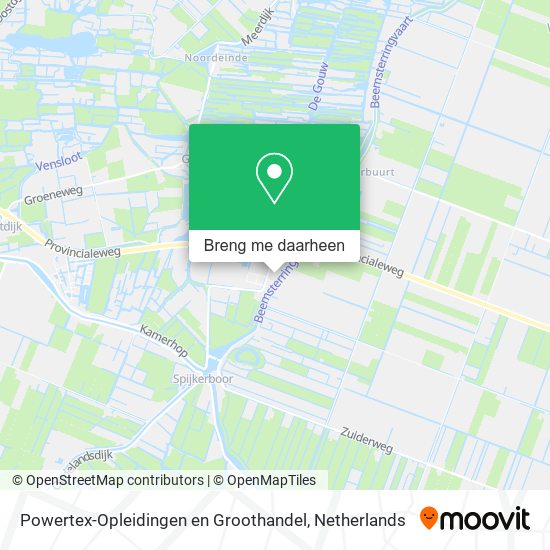 Powertex-Opleidingen en Groothandel kaart