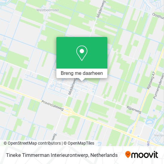 Tineke Timmerman Interieurontwerp kaart