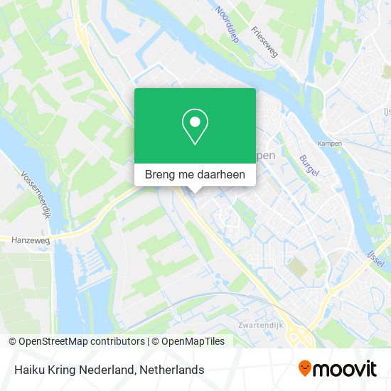 Haiku Kring Nederland kaart