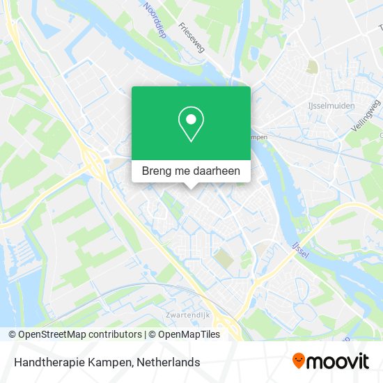 Handtherapie Kampen kaart