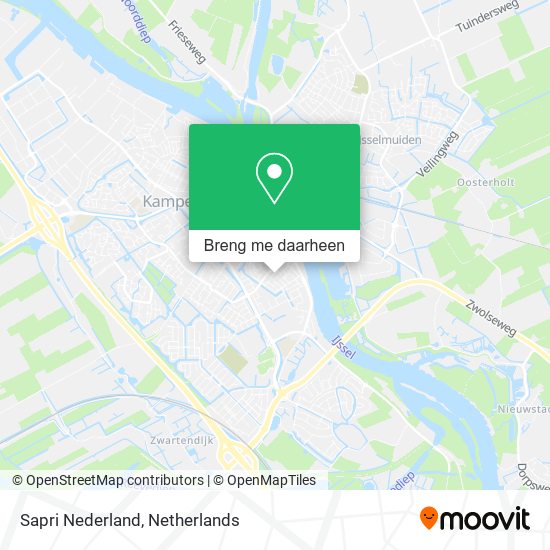 Sapri Nederland kaart