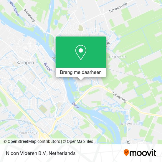 Nicon Vloeren B.V. kaart