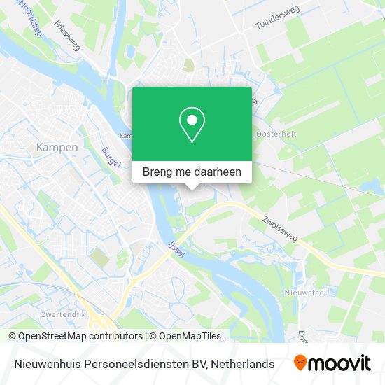 Nieuwenhuis Personeelsdiensten BV kaart