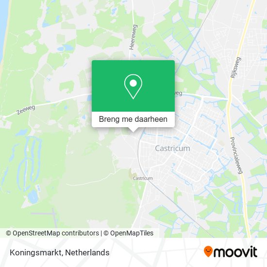 Koningsmarkt kaart