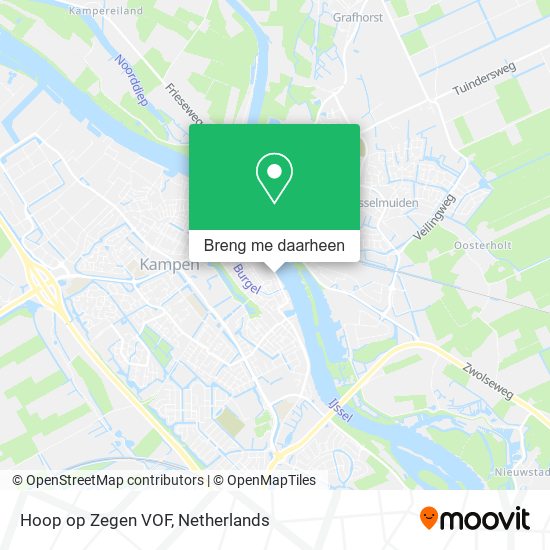 Hoop op Zegen VOF kaart