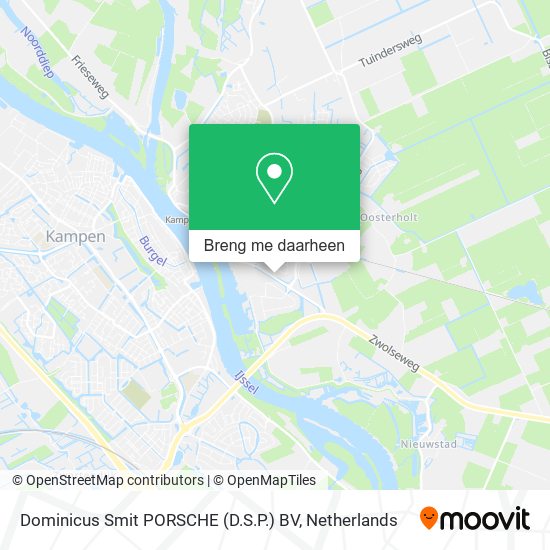 Dominicus Smit PORSCHE (D.S.P.) BV kaart