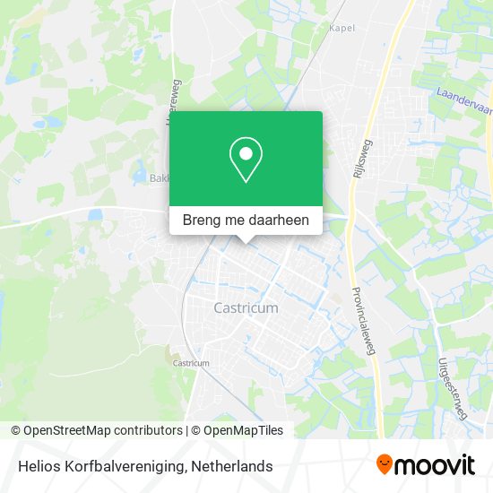 Helios Korfbalvereniging kaart