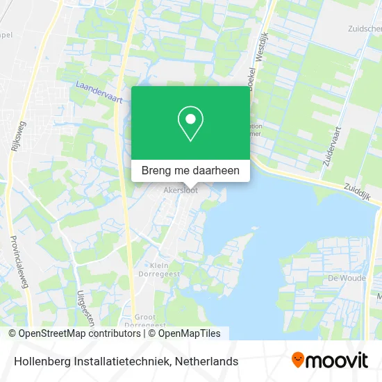 Hollenberg Installatietechniek kaart