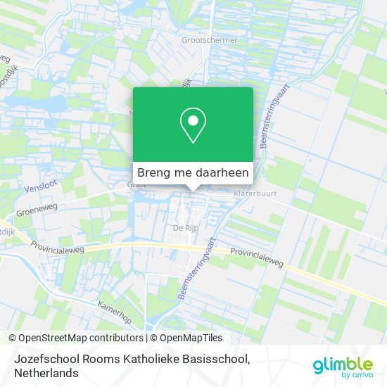 Jozefschool Rooms Katholieke Basisschool kaart