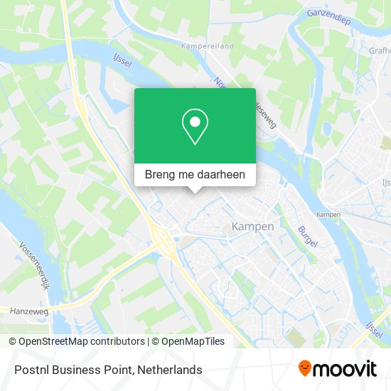 Postnl Business Point kaart