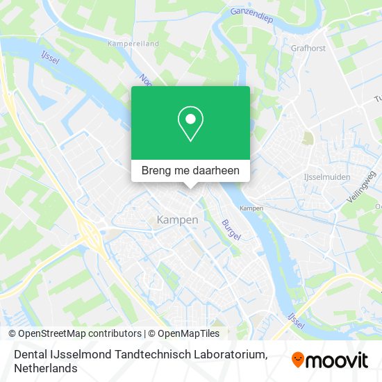 Dental IJsselmond Tandtechnisch Laboratorium kaart