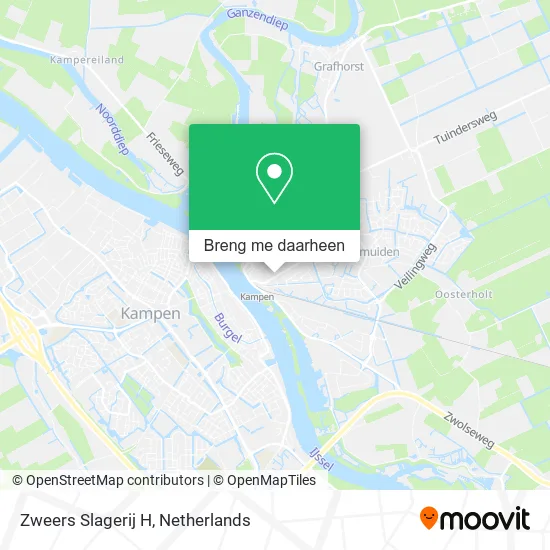 Zweers Slagerij H kaart